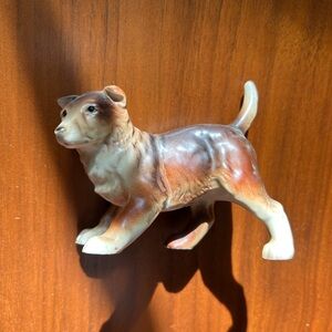 Antique Vintage Ceramic Dog German Shepherd Puppy